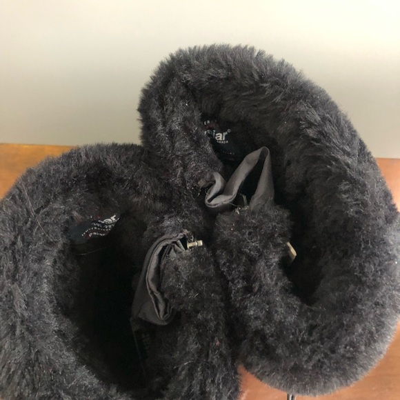 Pajar Canada Womens 9-9.5 M - KADY Suede BOOTS Mid Calf Side Zip BLACK barb - Picture 6 of 12